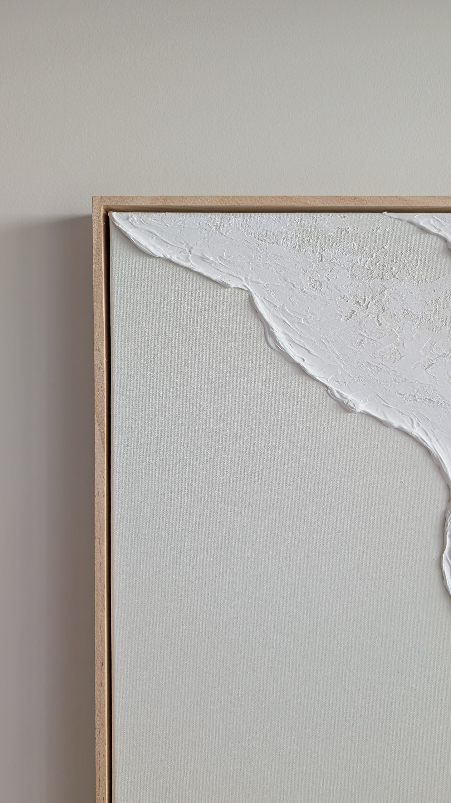 Large Ocean Waves Textured Art Coastal Wall Art – Beach House Artwork 82x62cm | Coastal Collection |